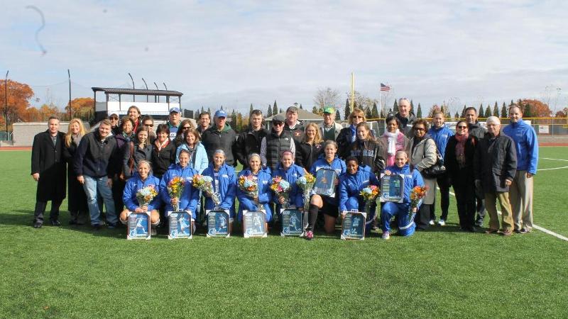 Women's Soccer Clinches NEC Berth on Senior Day