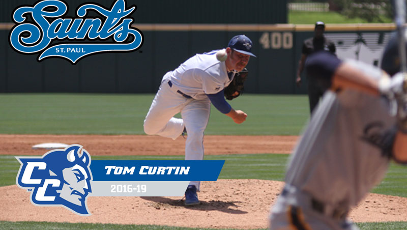 Tom Curtin Signs Professionally with St. Paul Saints