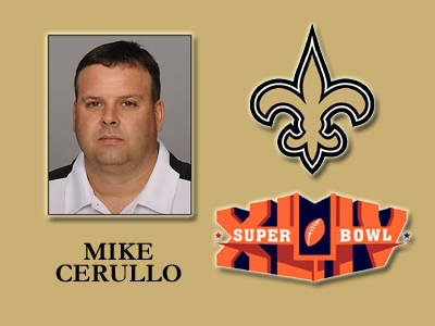 Former CCSU Football Player Mike Cerullo and the New Orleans Saints Win Super Bowl XLIV