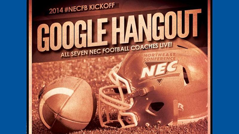 2014 #NECFB Kickoff Google Hangout on Monday