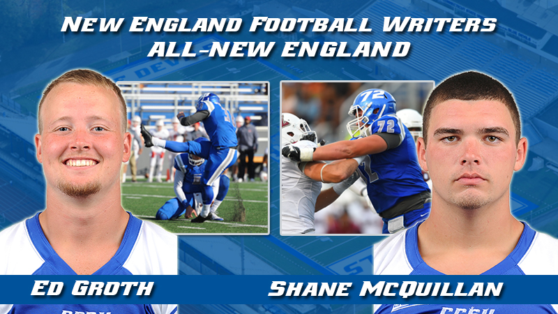 Groth, McQuillan Named All-New England Selections