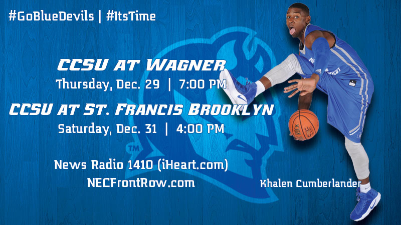 Men's Basketball Opens NEC Play at Wagner and St. Francis Brooklyn