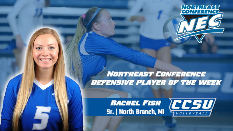 Fish Earns Northeast Conference Weekly Volleyball Award