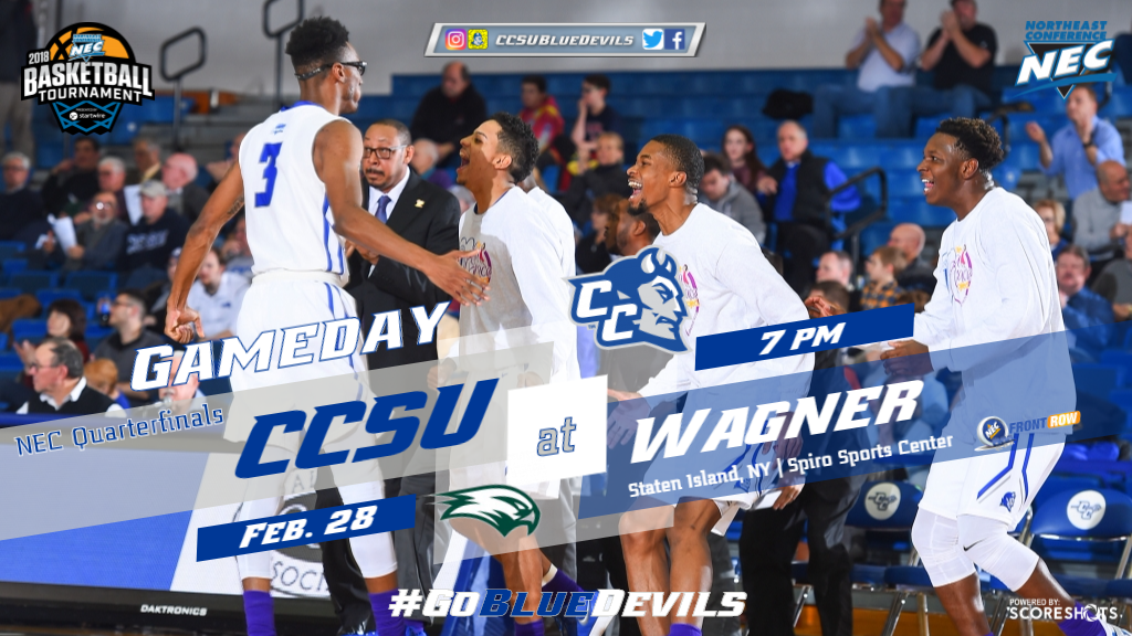 Men's Basketball Travels to Wagner for NEC Tournament Quarterfinals