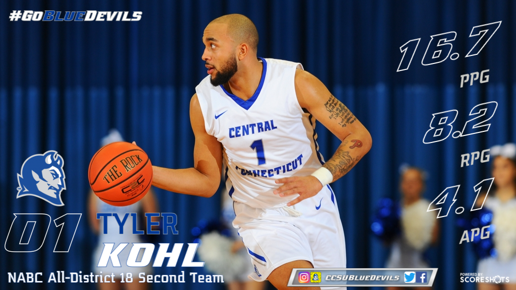 Kohl Named NABC All-District 18 2nd Team
