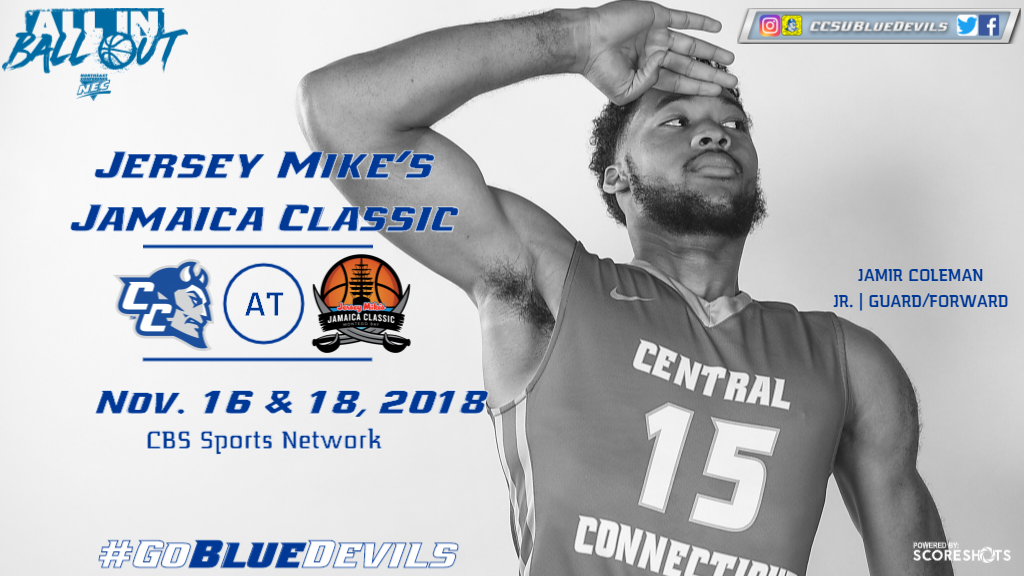 Men's Basketball Heads to Jersey Mike's Jamaica Classic for Two Contests