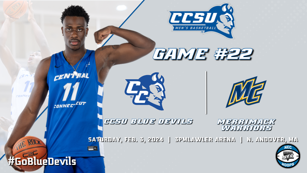 Men's Basketbal Set to Face Merrimack in Matchup of NEC's Top Two on Saturday