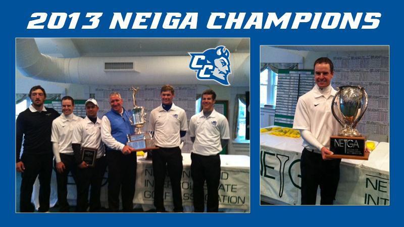 Men's Golf Wins NEIGA Championship; Mullen Wins Individual Title