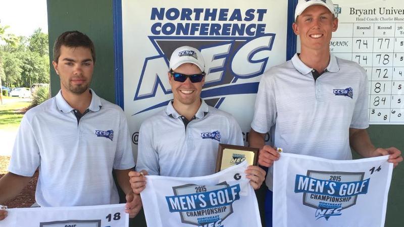 Mullen, Men's Golf Both Finish 5th at NEC Championship