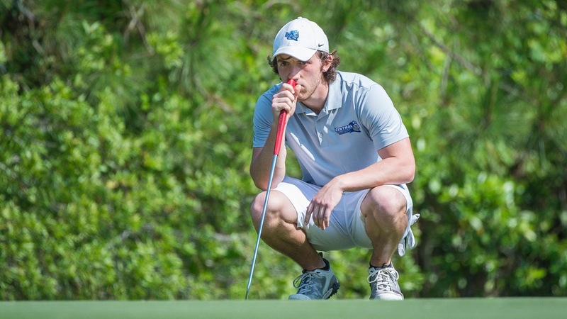 Men's Golf Tied for Fourth After Day Two at NEC Championships