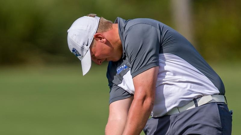 Men's Golf Sits Fourth After Day One at Quechee Club Collegiate Challenge