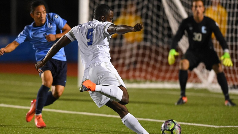 Men's Soccer Drops 2-0 Home Decision to Columbia on Friday Night