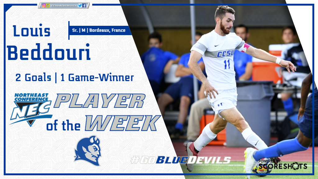 Beddouri Earns Northeast Conference co-Player of the Week