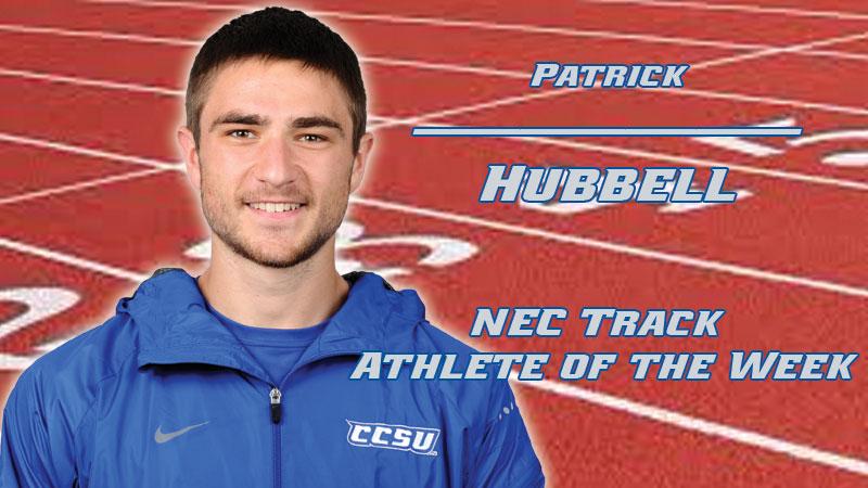 Hubbell Named Men's T&F Track Athlete of the Week