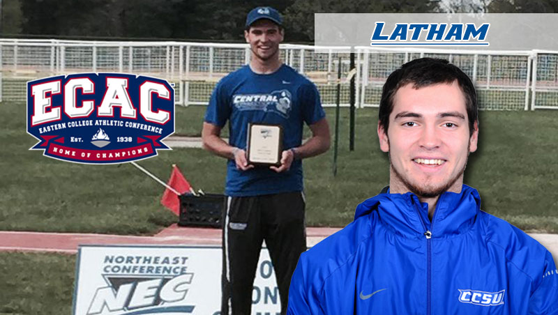 Latham Named ECAC Athlete and Rookie of the Week
