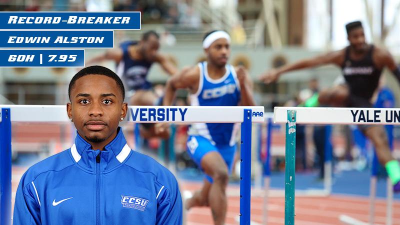 Alston Breaks Own School Record, Advances to Finals at Armory Invitational