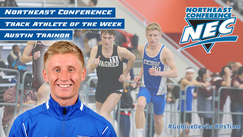 NEC Names Trainor As Men's Track Athlete Of The Week