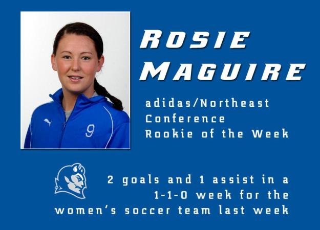 Maguire Earns NEC Rookie Honor
