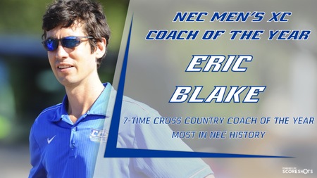 Northeast Conference Dignifies Blake as Men's Cross Country Coach of the Year