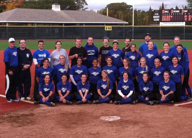 Faculty and Staff Face Softball Team