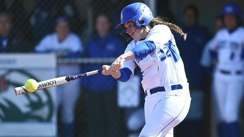 Softball Sweeps NEC Doubleheader at Home on Sunday