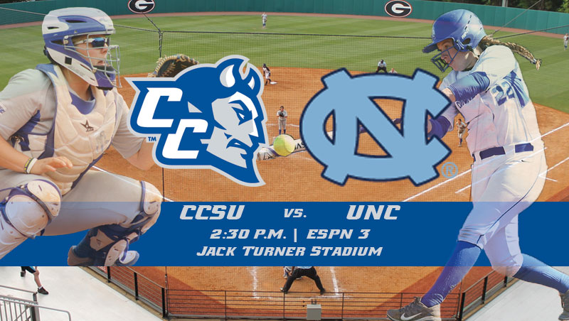Softball Battles UNC in Elimination Game at 2:30 PM