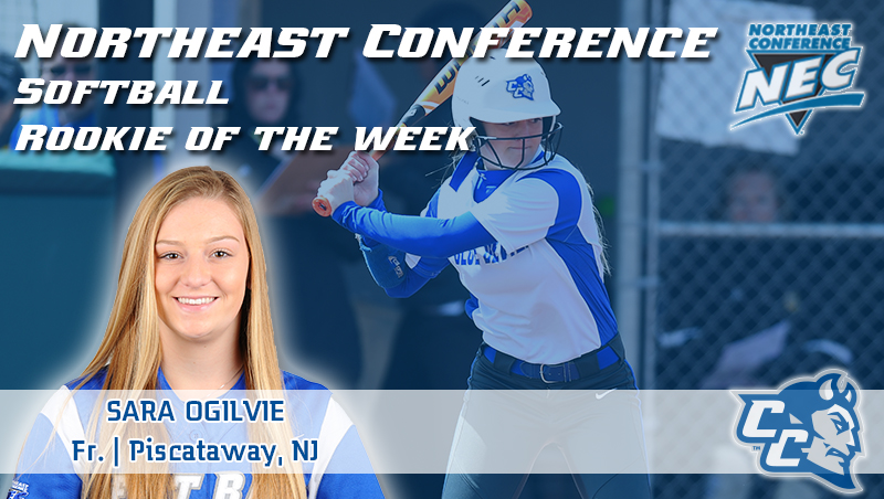Ogilvie Honored as Rookie of the Week by Northeast Conference on Monday