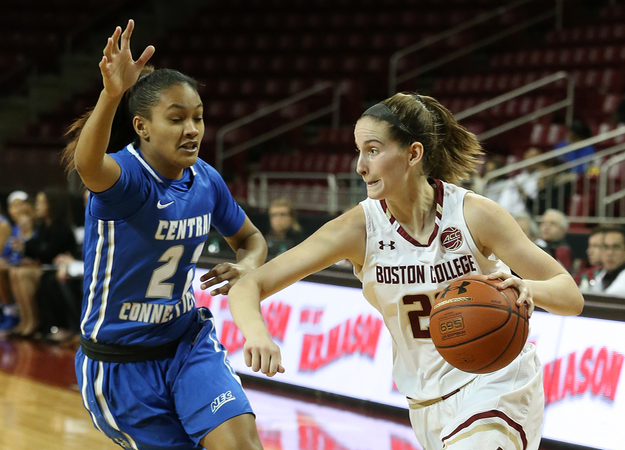Women's Basketball Stopped on the Road at Boston College on Sunday