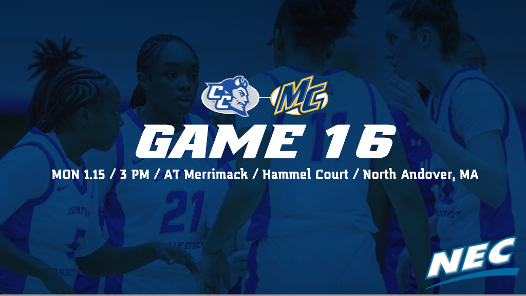 Women's Basketball Travels to Merrimack in Their Third NEC Matchup Monday