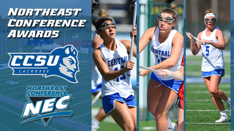 Trio of Women's Lacrosse Players Earn Northeast Conference Honors