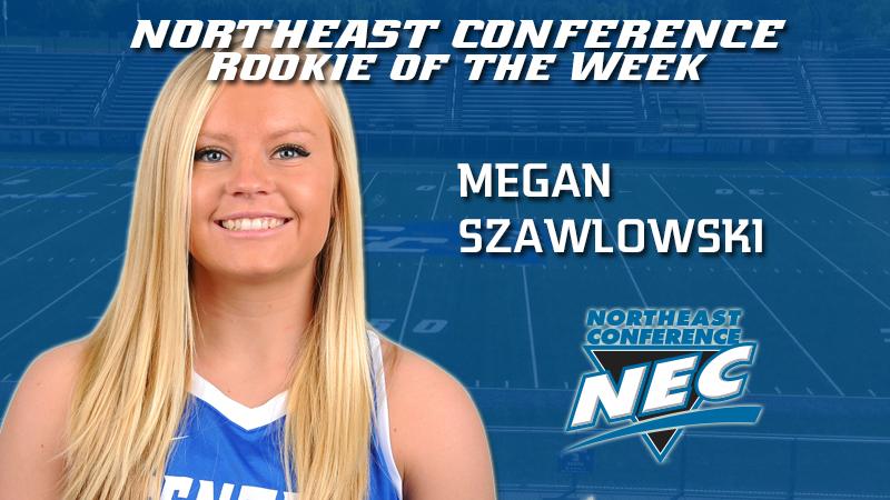 Szawlowski Named NEC Rookie of the Week for Second Time