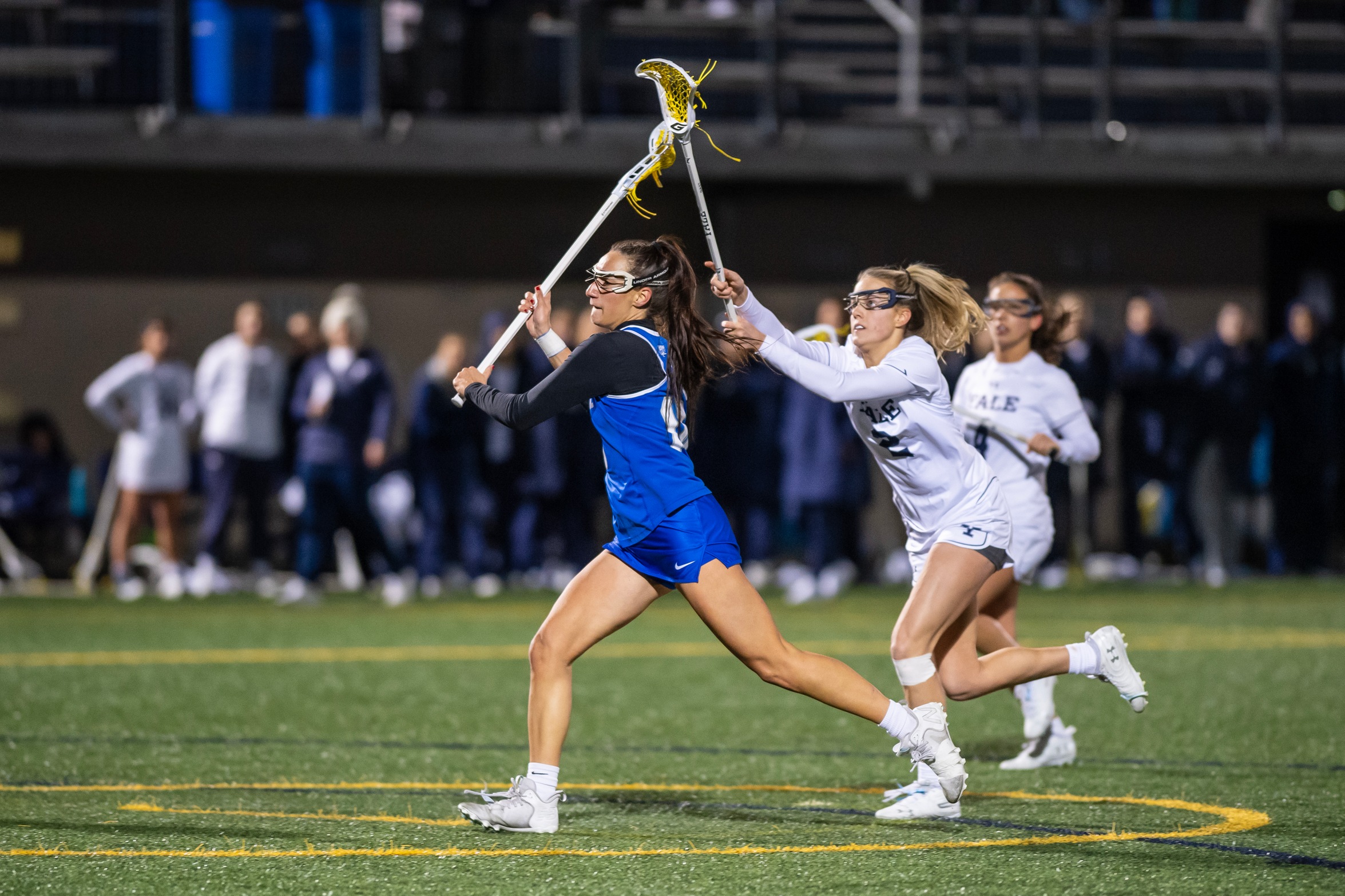 Olivia Gianakos scored four times in the Blue Devils home game versus Stetson on March 27. (Photo: Steve McLaughlin)