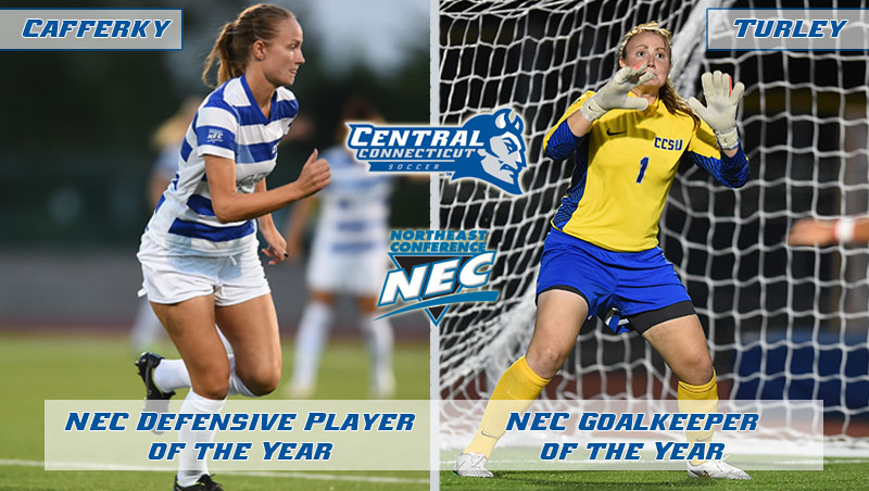 Cafferky, Turley Feature Five All-NEC Blue Devils