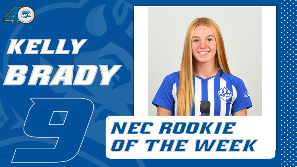 Kelly Brady Honored As NEC Rookie of the Week