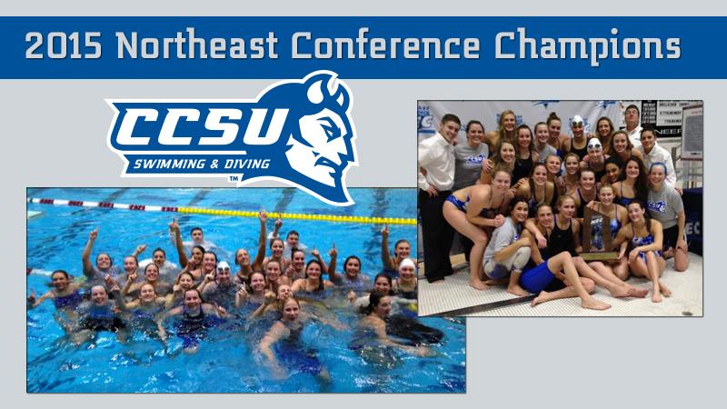 Swimming and Diving Wins 2015 NEC Championship