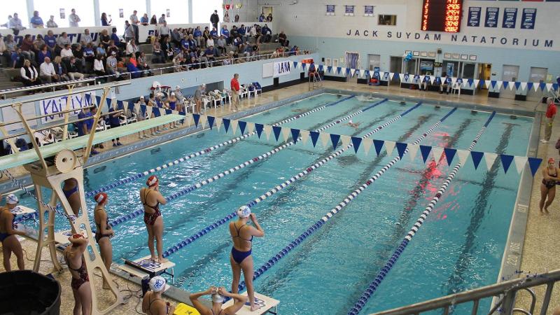 Blue Devils Tops Wagner 161-139, Set Six Pool Records on Saturday on Staten Island