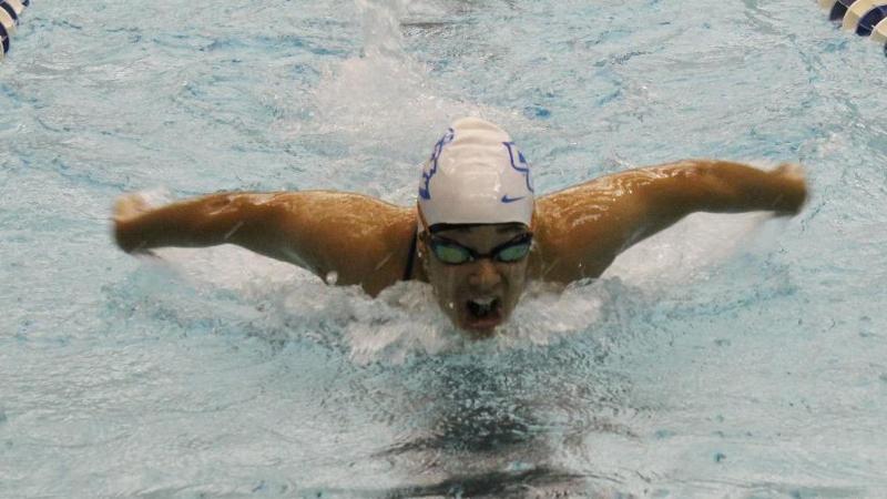 Swimming and Diving Competes at New Hampshire