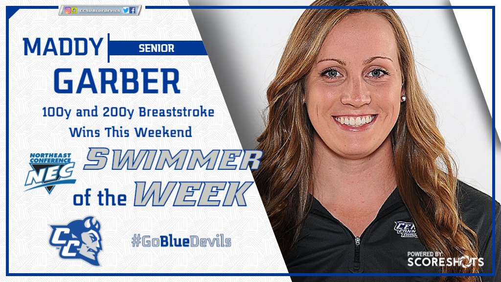 Maddy Garber Named Northeast Conference Swimmer of the Week