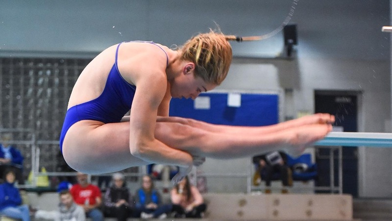 Durham Wins 1 Meter, Swimming and Diving in Third Place After Day Two