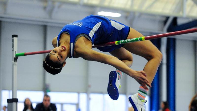 Saunders Defends HJ Title at NECs; CCSU Finishes 7th