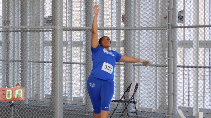 Terry Places Fifth; Women's Indoor Track and Field Competes at NEICAAA Championships