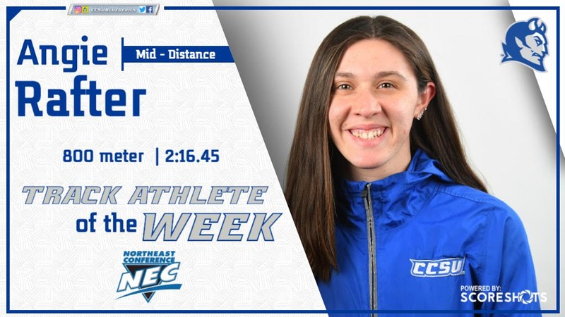 Rafter Named NEC Women's Track Athlete of the Week