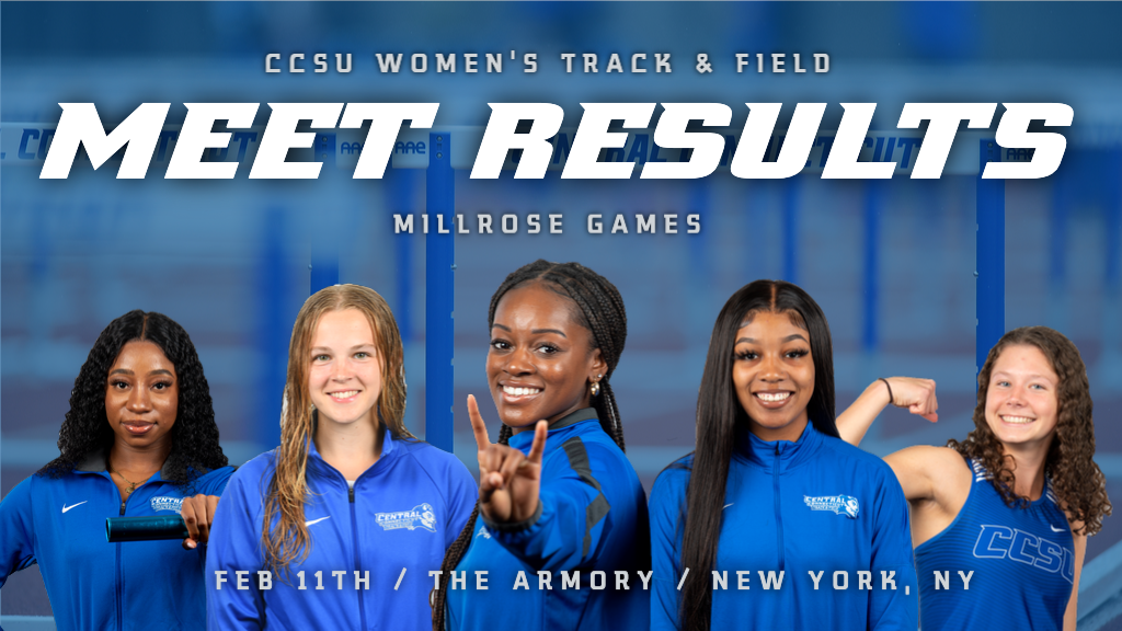 CCSU Women's 4x400 Relay Competes at the Millrose Games