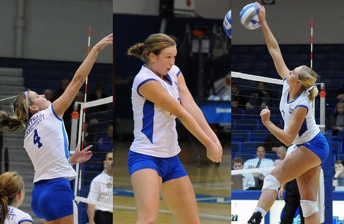 CCSU Places Three Players On All-NEC Volleyball Teams