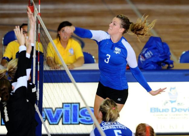 Volleyball in Third Place after Win