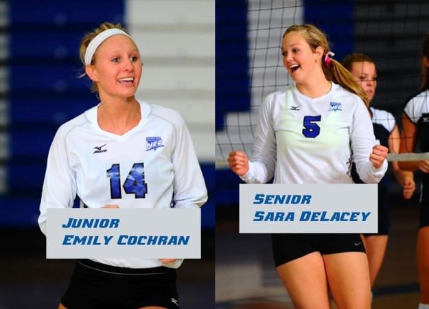 Cochran and DeLacey Earn NEC Honors