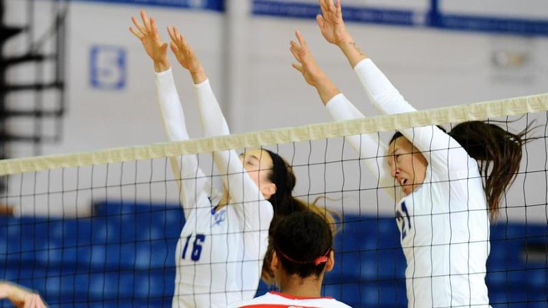 Volleyball Wins Exciting Five Set Match