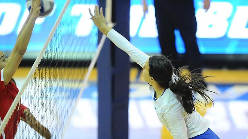 Volleyball Swept by LIU on Senior Day