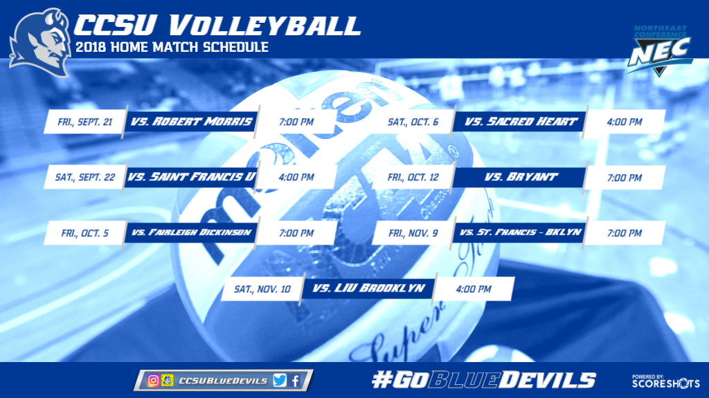 Volleyball Releases 2018 Season Schedule