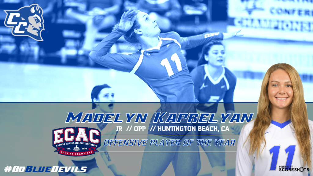 Kaprelyan Named ECAC Offensive Player of the Year